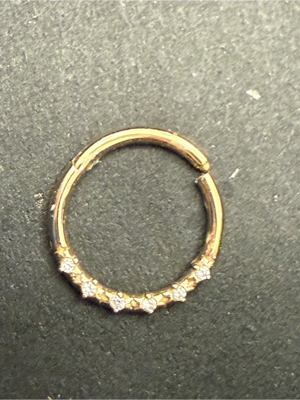 14k Yellow Gold Diamond 10mm Clicker Hoop 💗 w Bonus 10mm Clicker Hoop